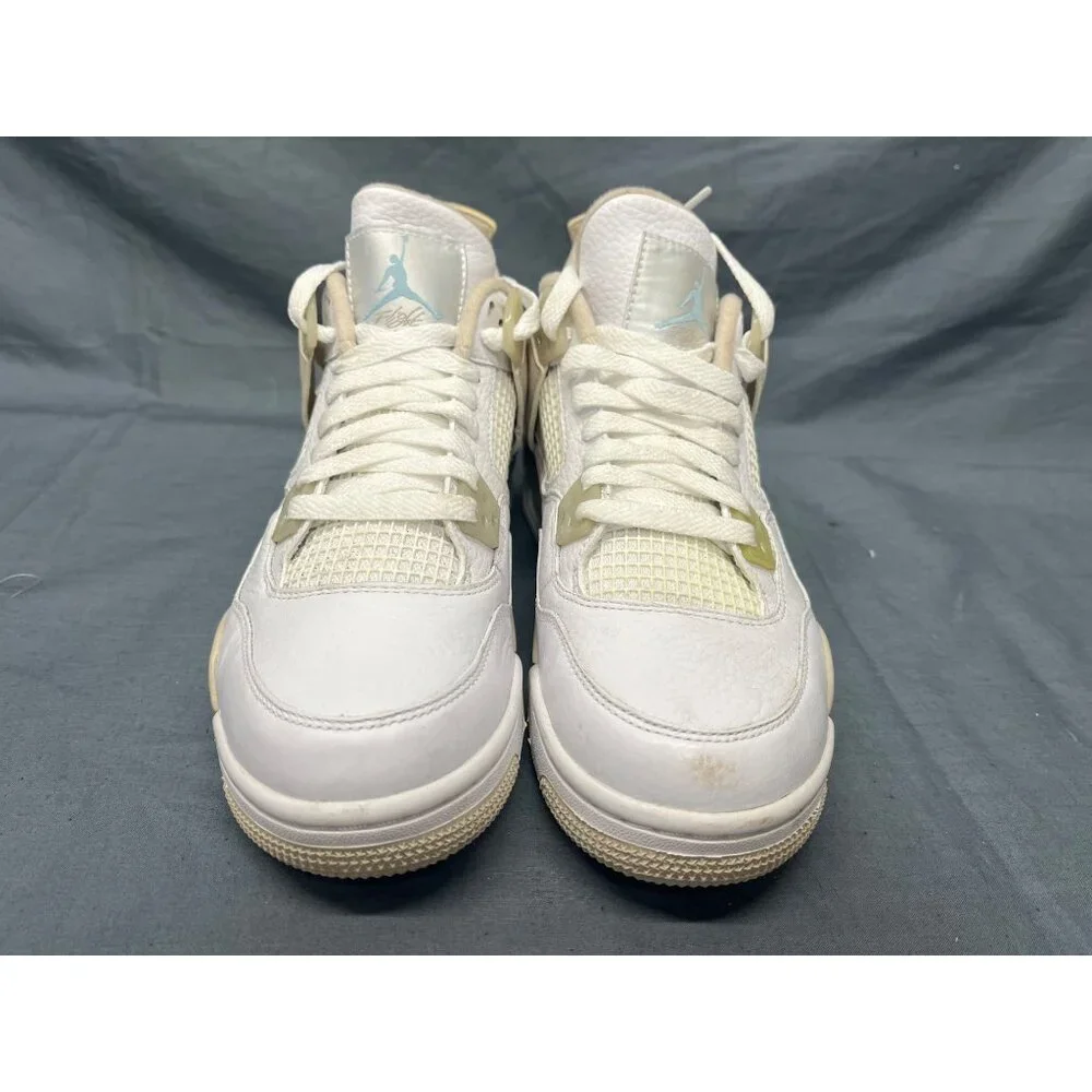 Nike Boys Air Jordan 4 Retro (GS) Sneakers Sand 487724-118 Size 6 DISPLAY MODEL! - Picture 3 of 16